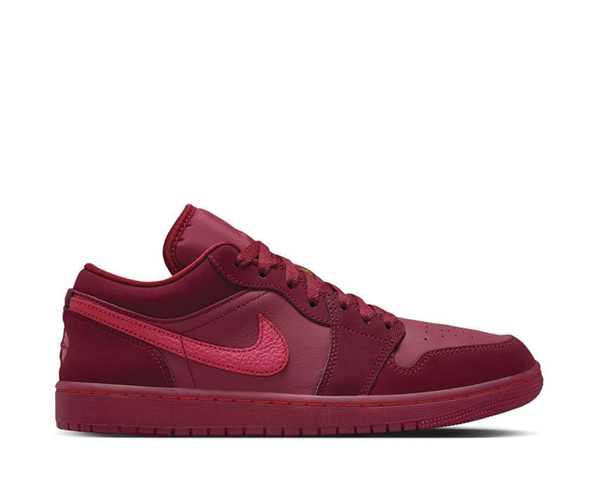 Air Jordan 1 Low SE W Sierra Red Rot — Damen Rot Basketball Streetwear Sneaker