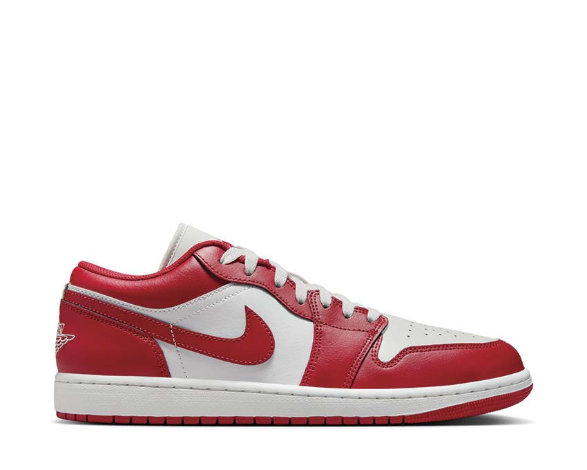 Air Jordan 1 Low Blanc Rouge — baskets homme lifestyle retro iconic