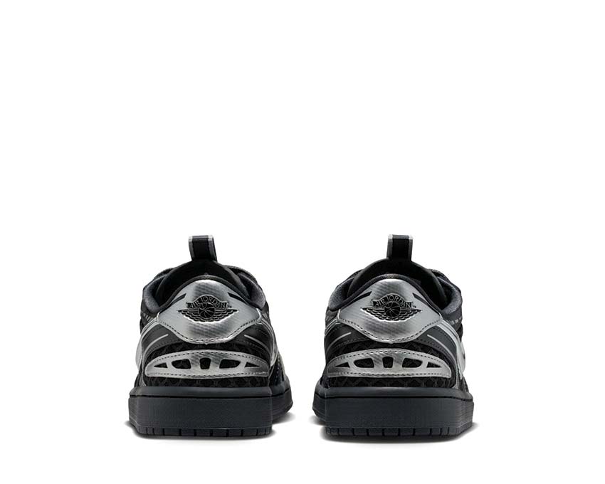Air Jordan 1 Method of Made Low V3 Noir Métallique détail — tige cuir basketball culture