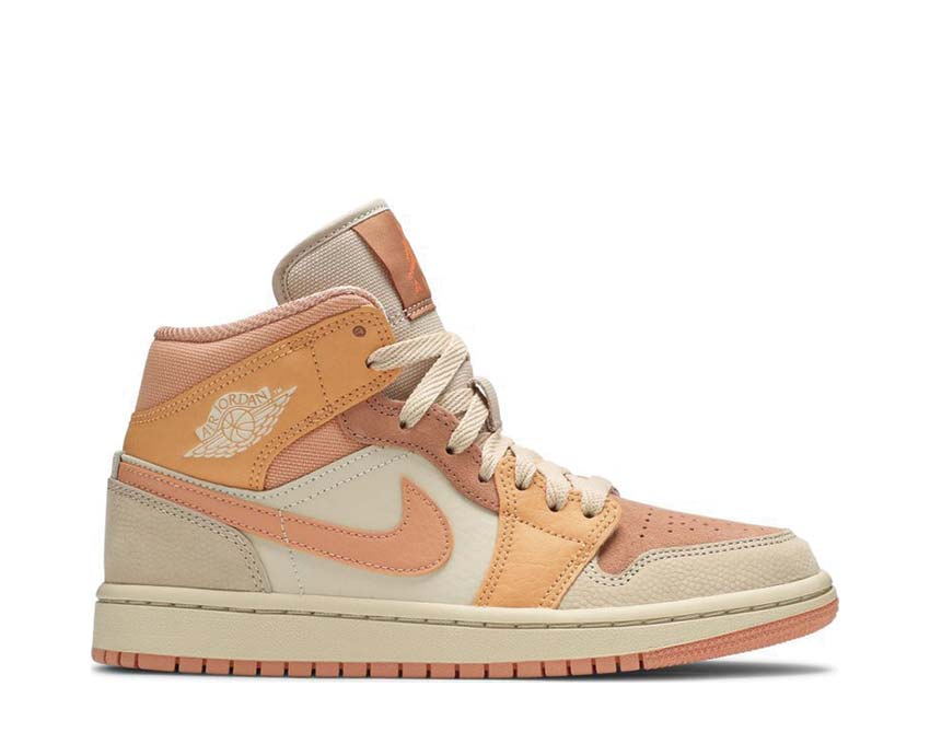 Jordan Air Jordan 1 Mid W Atomic Orange — sneaker unisexe orange atomique blanc