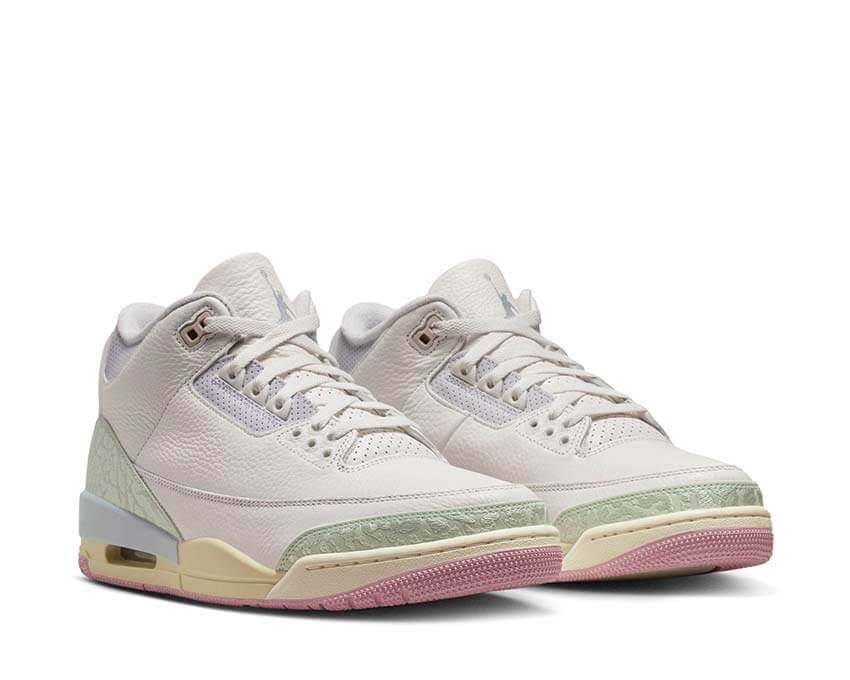 Air Jordan 3 Retro OG Spring Is In The Air semelle — Air visible Jordan 3 blanc