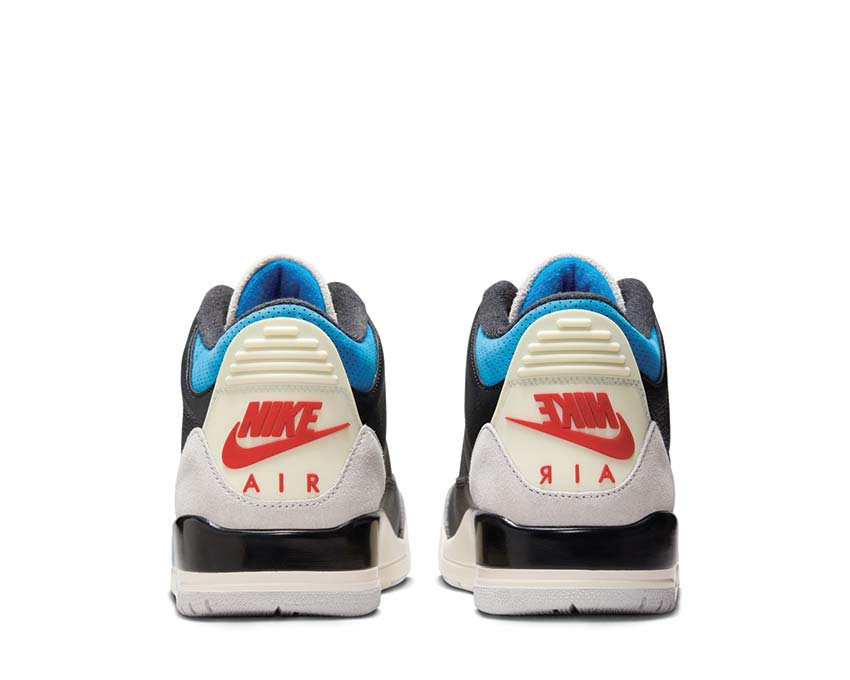 Air Jordan 3 Retro Rare Air détail — empiècements cuir Rare Air Jordan 3