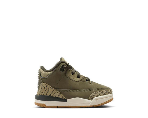 Air Jordan 3 Retro TD Family Affair — Baby-Sneaker Leder mehrfarbig Elefanten-Print
