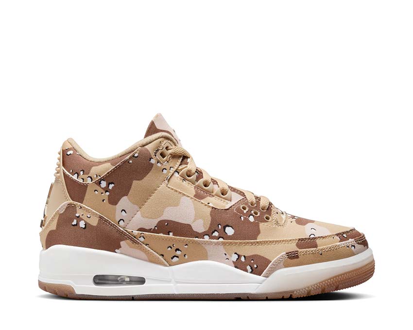 Jordan Air Jordan 3 Retro Desert Camo Driftwood — sneaker unisex camo deserto