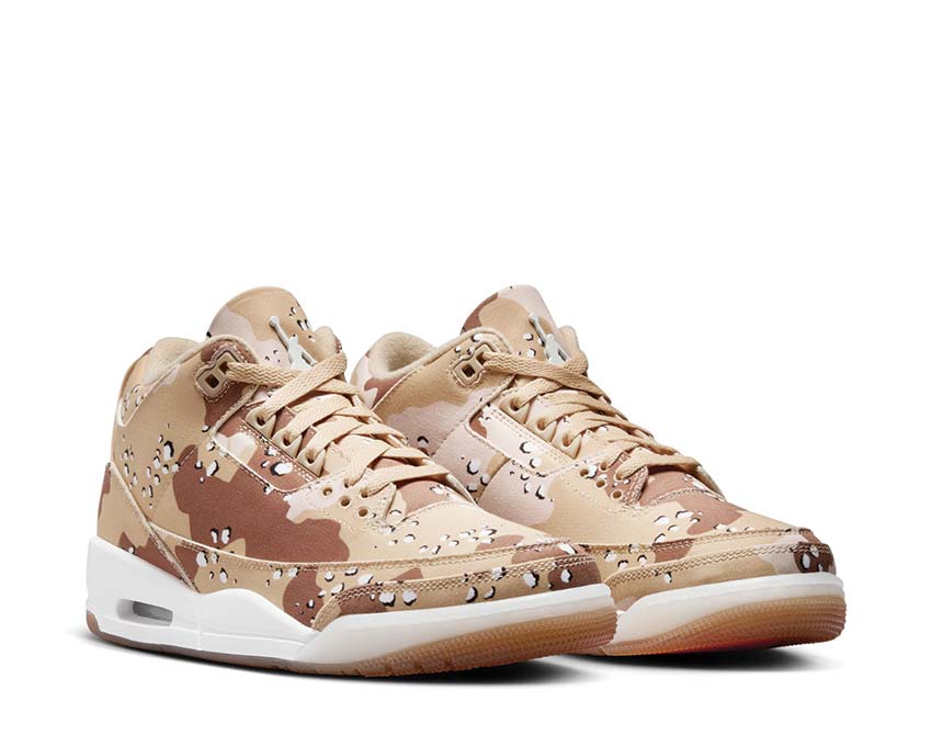 Jordan Air Jordan 3 Retro Desert Camo Driftwood vista laterale — tex camo unisex
