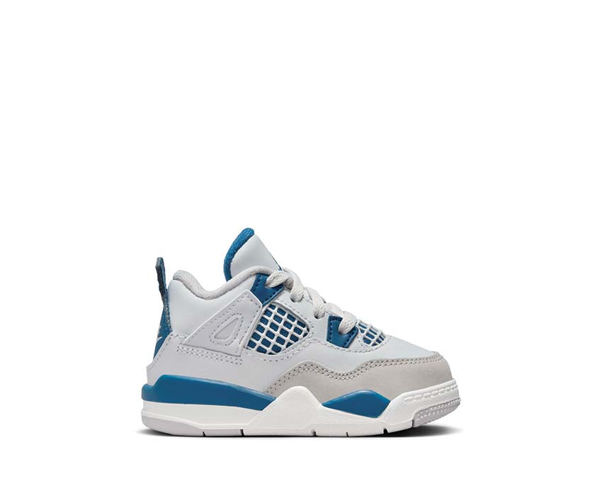 Air Jordan 4 Retro TD Industrial Blue — sneaker enfant bleu industriel Jordan 4