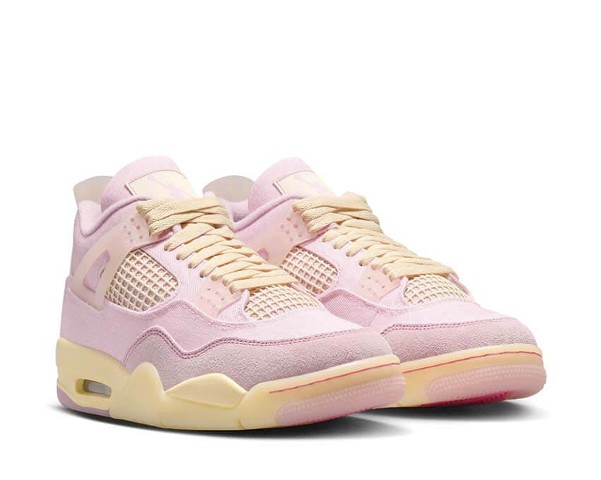 Air Jordan 4 Retro TEX W Iced Carmine semelle — semelle Air Jordan 4 carmine