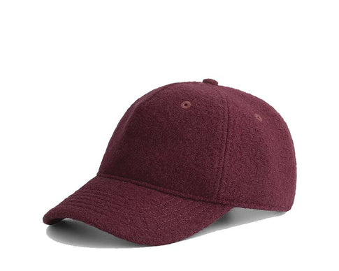 Arte Boiled Wool Cap — casquette unisexe laine bouillie structurée