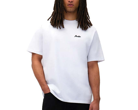 Arte Elements Print T-shirt White — t-shirt uomo stampa elementi grafici