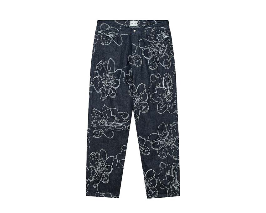 Arte Flower Stitch Pants Navy AW24-065P