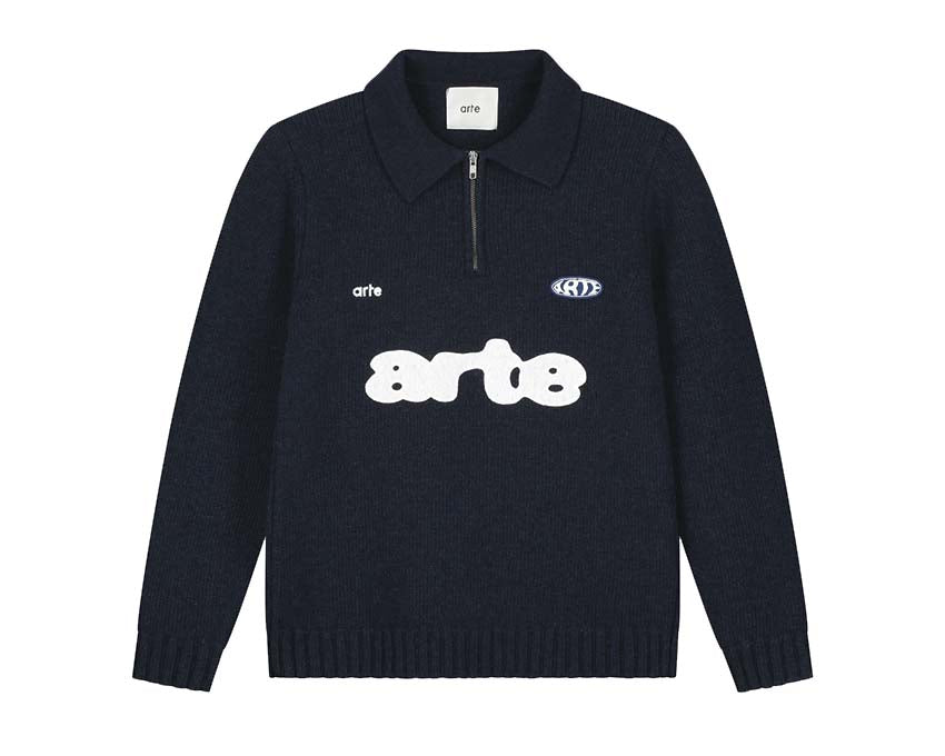 Arte Polo Navy — polo uomo navy cotone piqué