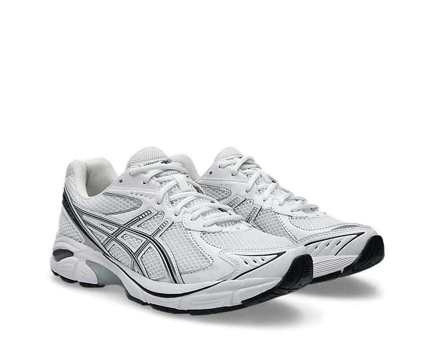 Asics GT-2160 Pure Silver White/Pure Silver vista lateral — upper mesh y ante retro
