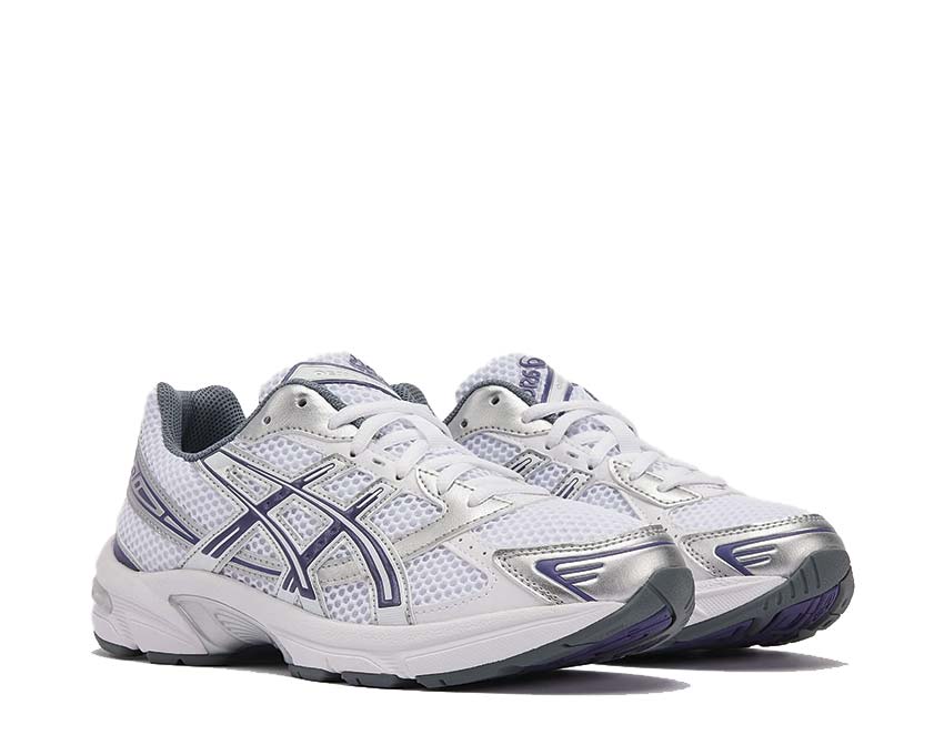 Asics Gel 1130 White/Dusty Purple semelle — amorti Gel rétro 90s