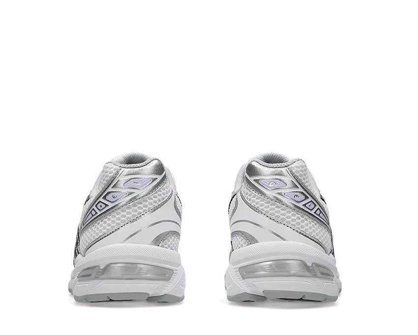 Asics Gel 1130 White/Carrier Grey détail — mesh et suède gris vintage