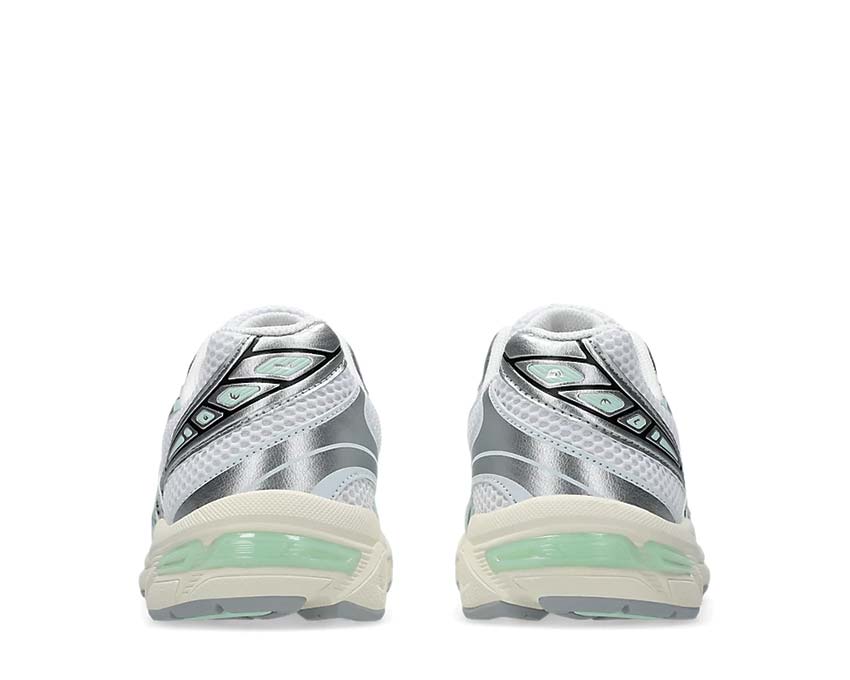 Asics Gel 1130 Mint Tint White/Mint Tint detalle — mesh y ante mint vintage