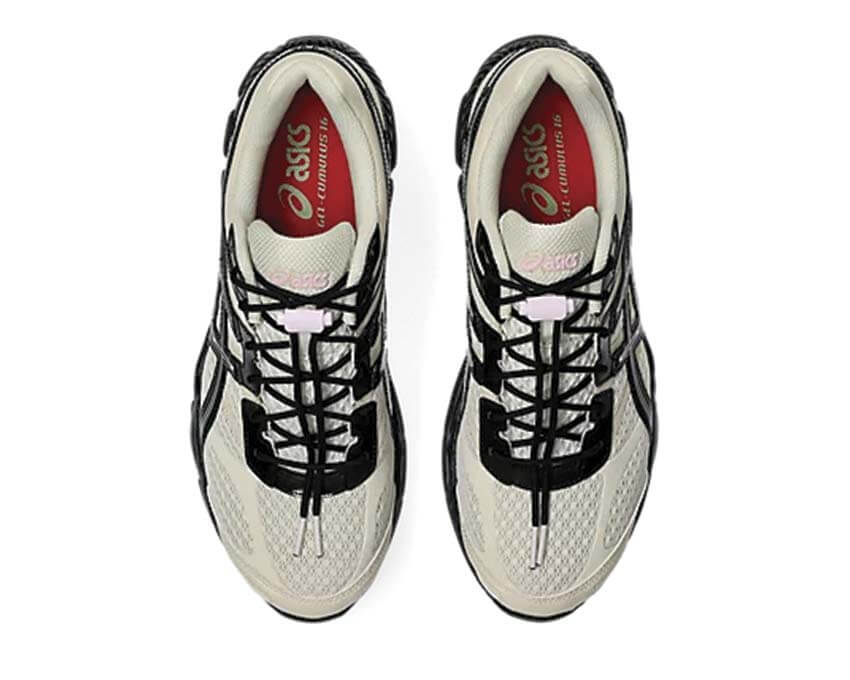 Asics Gel Cumulus 16 x FINESSE Desert Rose arrière — amorti GEL talon
