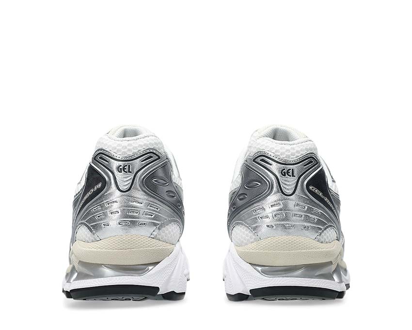 Asics Gel Kayano 14 White/Graphite Grey semelle — amorti Gel avant/arrière