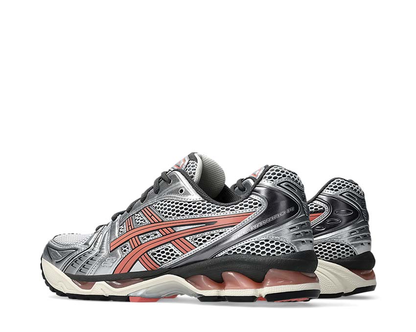 Asics Gel Kayano 14 Papaya White/Papaya semelle — amorti Gel avant/arrière