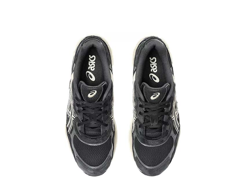 Asics Gel NYC Black/Black détail mesh cuir — style urbain minimaliste homme