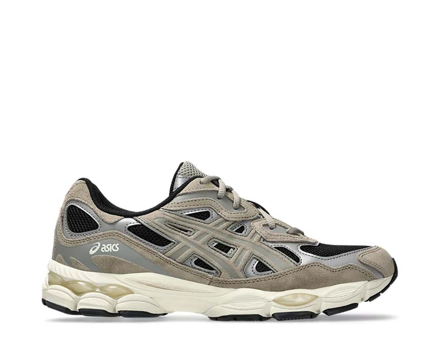 Asics Gel NYC Greige Black/Greige — vintage men's running shoe urban style