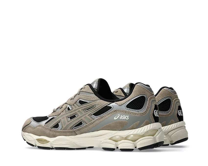 Asics Gel NYC Greige Black/Greige sole — Gel NYC running cushioning