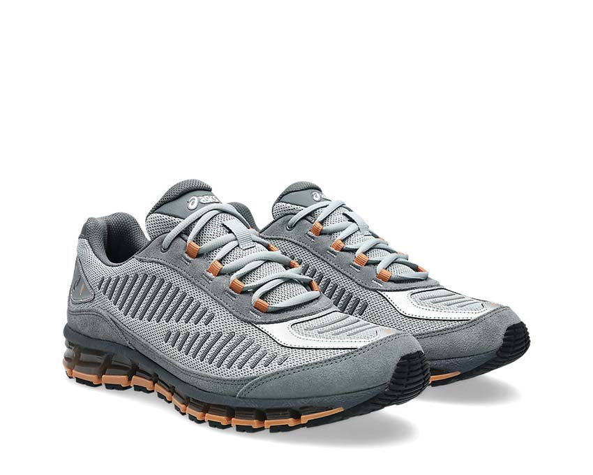 Asics Gel Quantum 360 I Amp Piedmont Grey vue latérale — tige mesh minimaliste