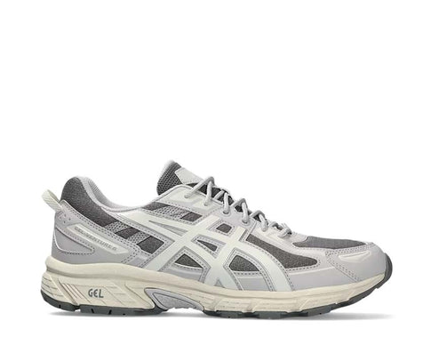 Asics Gel Venture 6 Clay Grey/Cream — trail running homme amorti Gel confort