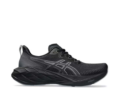 Asics Novablast 4 Black/Graphite Grey — running homme amorti mousse réactive