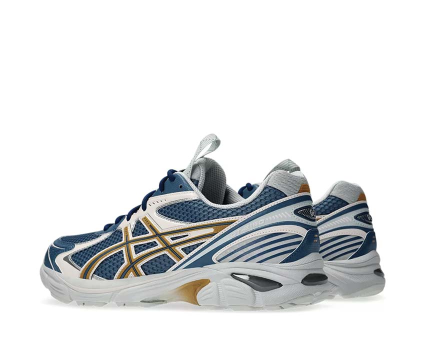 Asics UB8-S GT-2160 Kiko Kostadinov Azure/Pure Gold semelle — amorti GT-2160 remixé