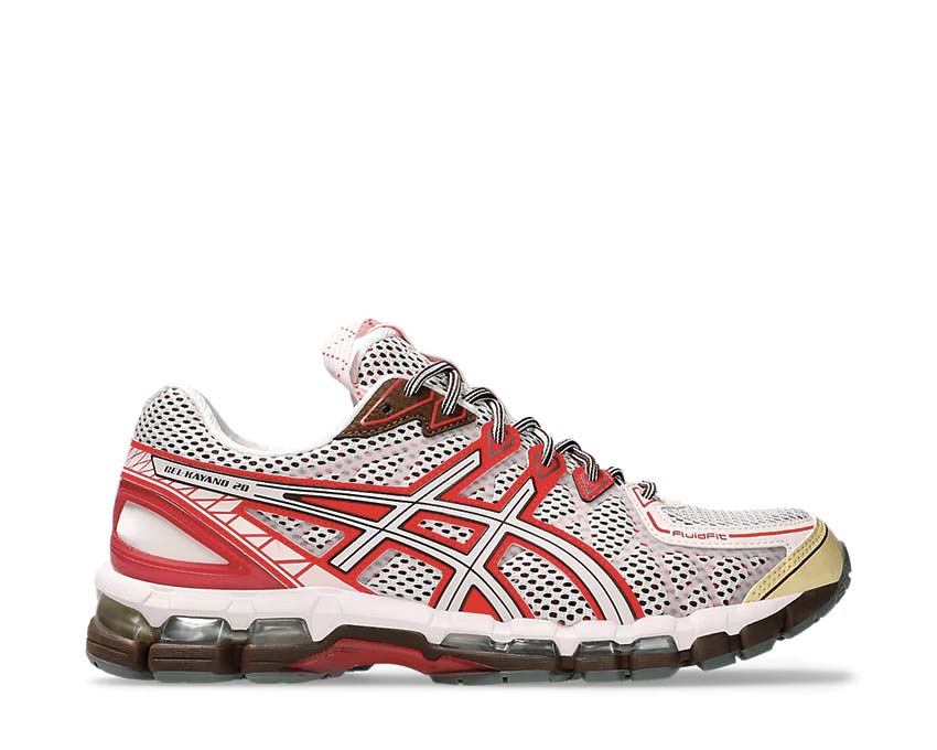 Asics UB9-S Gel Kayano 20 Kiko Kostadinov Crystal Pink/Classic Red — GT-2160 remixed collaboration design