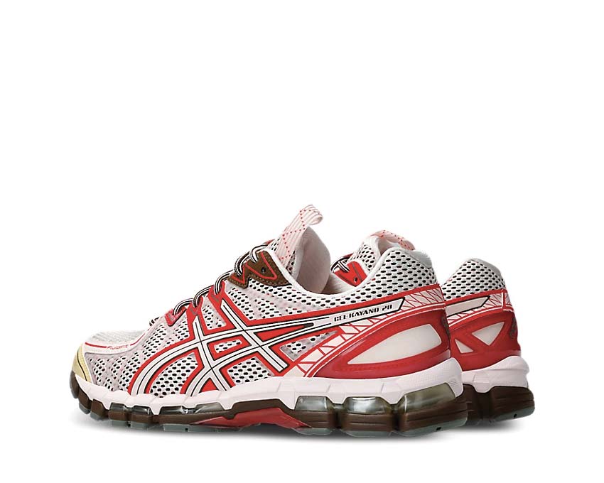 Asics UB9-S Gel Kayano 20 Kiko Kostadinov Crystal Pink/Classic Red sole — GT-2160 cushioning