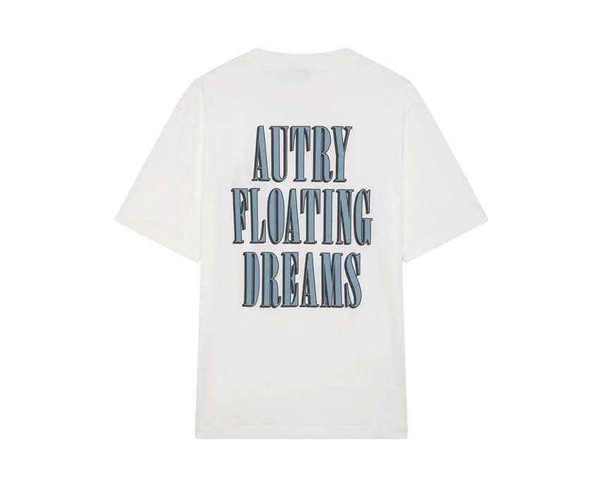 Autry Floating Dreams T-Shirt Weiß Rückseite — Rückseite Baumwolle Autry Floating Dreams