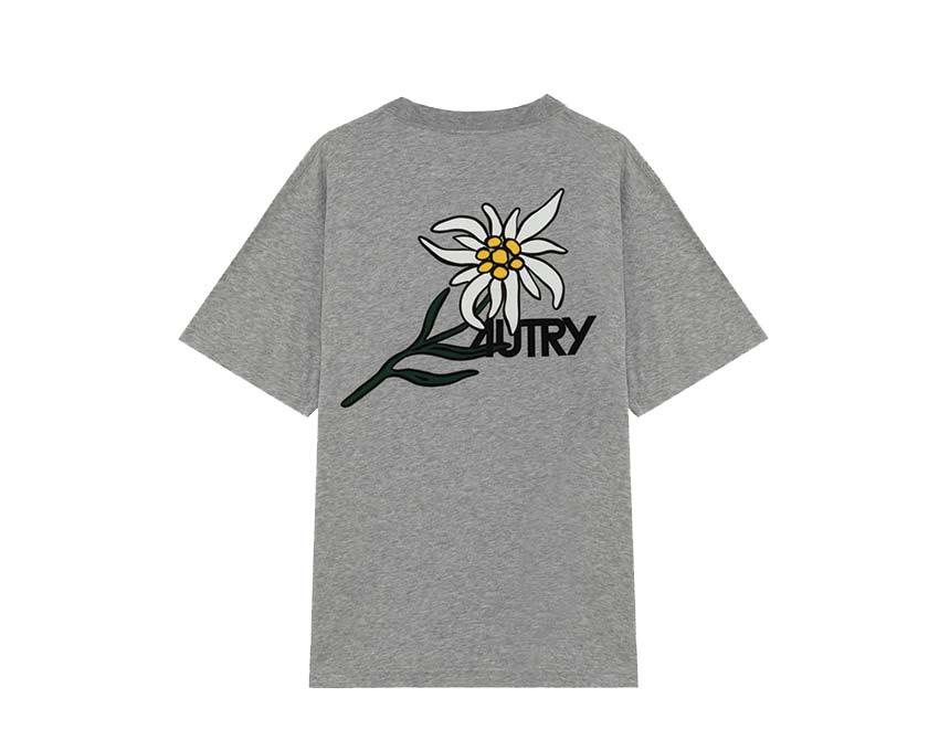 Autry T-Shirt Main Dark Melange dos — dos t-shirt chiné foncé Autry