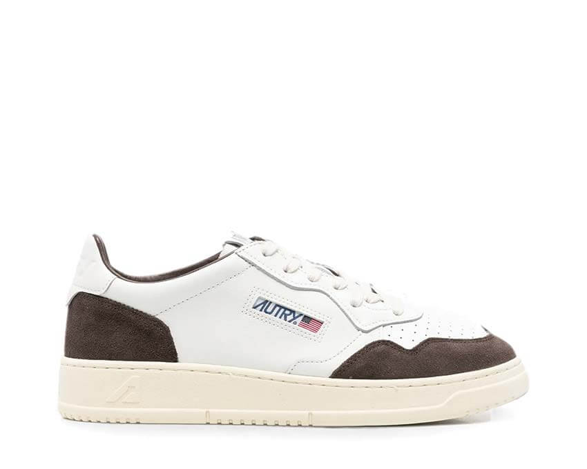 Autry Medalist Low Mogano — sneakers homme cuir acajou lifestyle premium