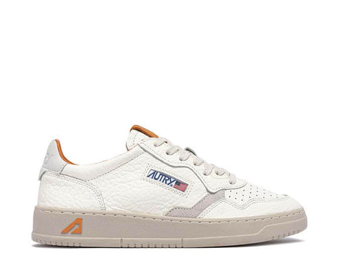 Autry Medalist Low Cuir/Daim Sport — sneaker homme cuir daim rétro sport