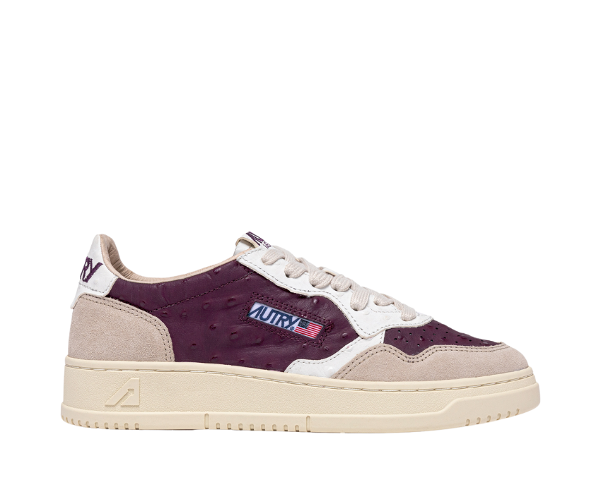 Autry Medalist Low — sneaker homme cuir rétro sport premium