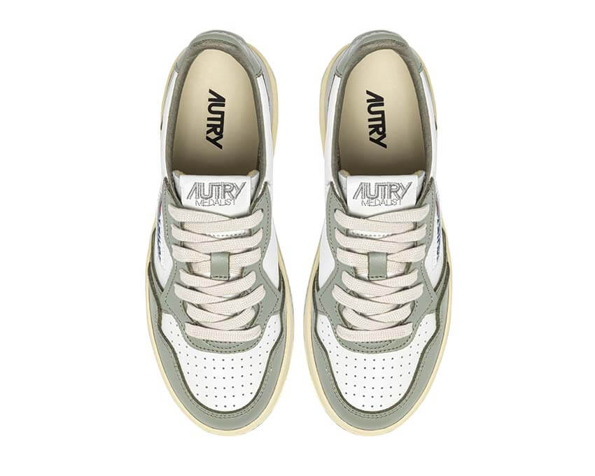 Autry Medalist Low Sea dos — talon Medalist Low bleu mer femme
