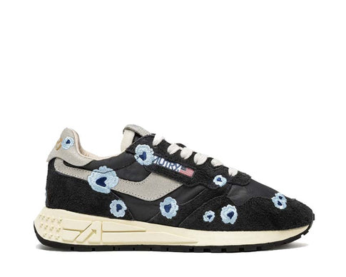 Autry Reelwind Low Embro Flow Phantom Celestial Blue — sneaker homme brodé