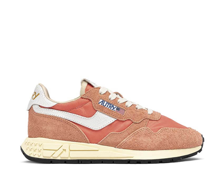 Autry Reelwind Low Peach — sneakers femme mesh pêche rosé lifestyle premium