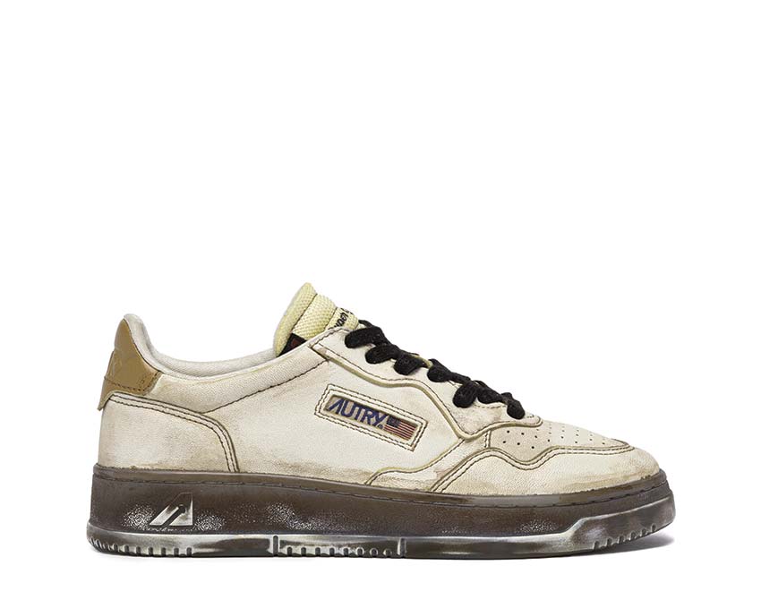 Autry Super Vintage Low — sneaker homme cuir daim édition denim premium