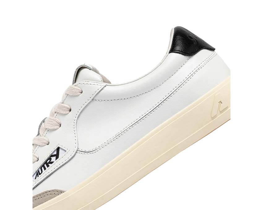 Autry Windscape Low Blanc vue latérale — cuir blanc Windscape Low homme