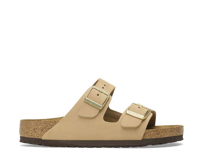 Birkenstock Arizona Soft Footbed Nubuck Sandcastle 1019016