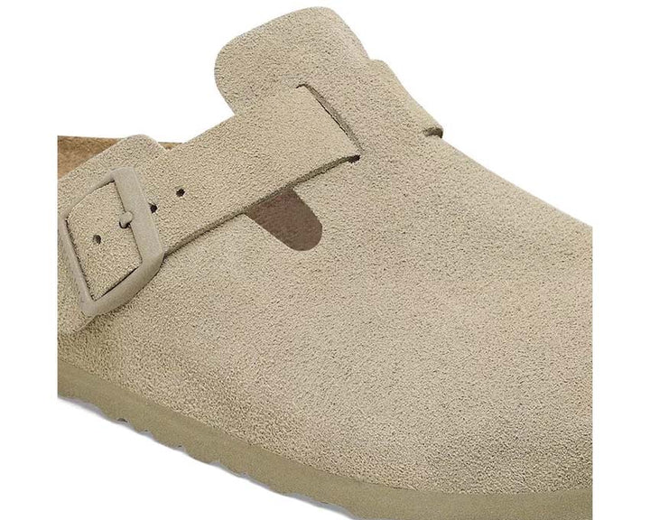 Birkenstock Boston Suede Faded Khaki 1025844