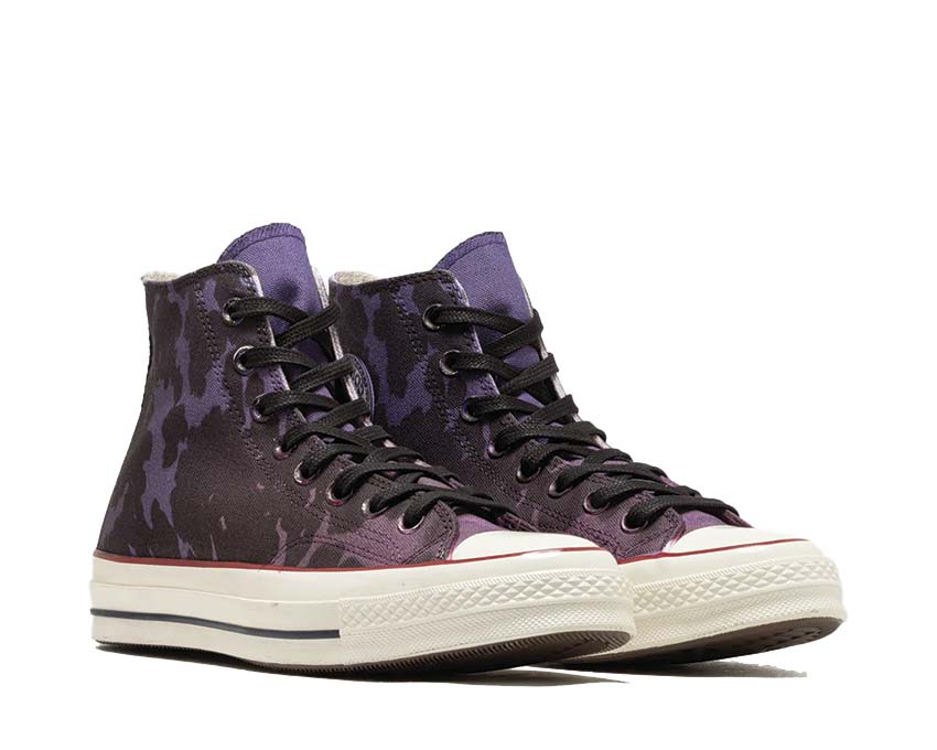 Converse Chuck 70 Canvas Ltd Graphic Purple vue latérale — toile violet rose édition limitée