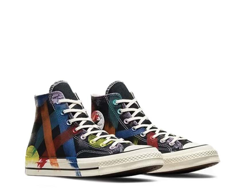 Converse Chuck 70 Canvas Ltd Black/Black-Han vista lateral — lona negra monocroma limitada