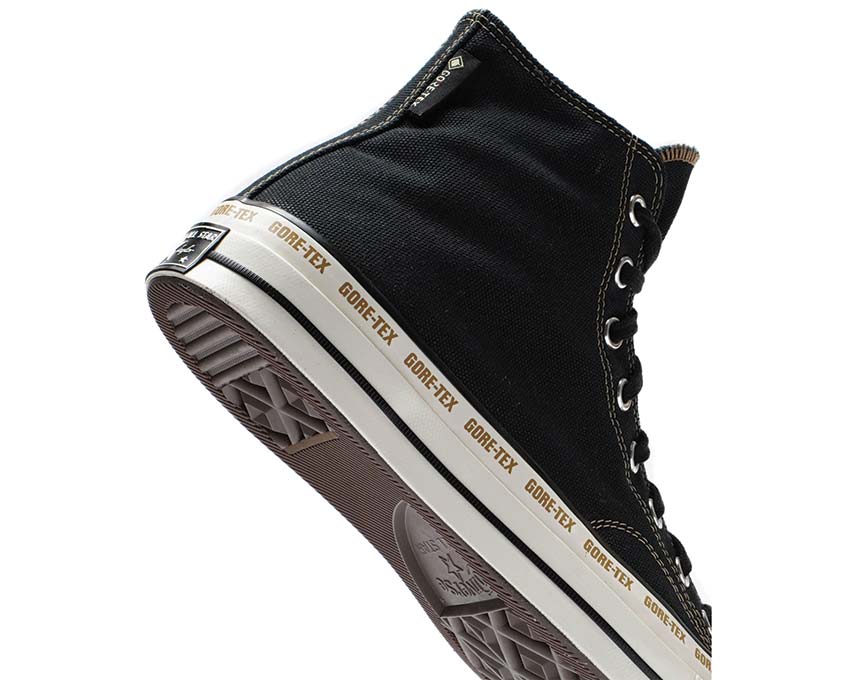 Converse Chuck 70 Gore-Tex Black/Toadstool detalle — membrana impermeable Gore-Tex
