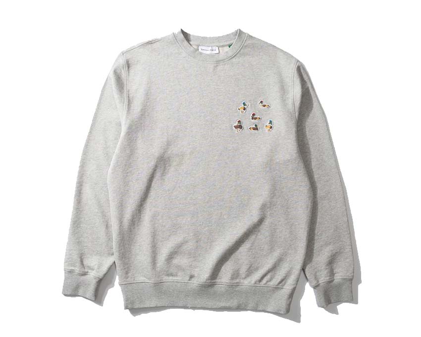 Edmmond Studios 10 Years Sweatshirt Grey Melange — sweatshirt unisexe coton anniversaire