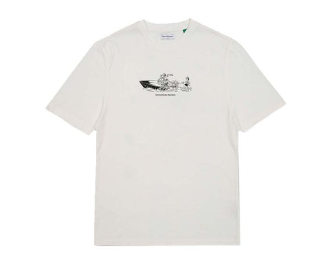 Edmmond Studios Boxy Tee Off White — camiseta hombre corte boxy oversize