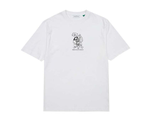 Edmmond Studios Interactive Brokers White — camiseta unisex algodón estampada