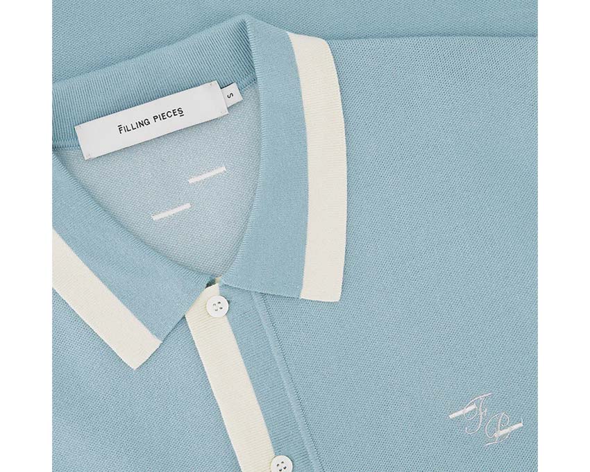 Filling Pieces Knit Shirt Gardener Arona dos — dos chemise tricot vert Amsterdam